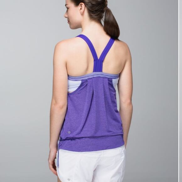 Lululemon Tank Heathered Berry SZ 4 - Picture 2 of 15